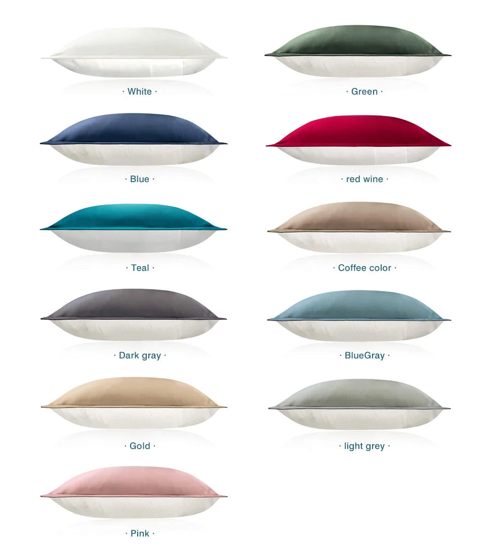 Taie d'Oreiller en Soie de Mûrier - Soin Beauté Cheveux & Peau