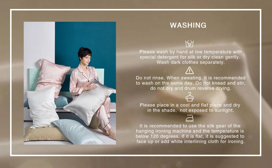 Taie d'Oreiller en Soie de Mûrier - Soin Beauté Cheveux & Peau