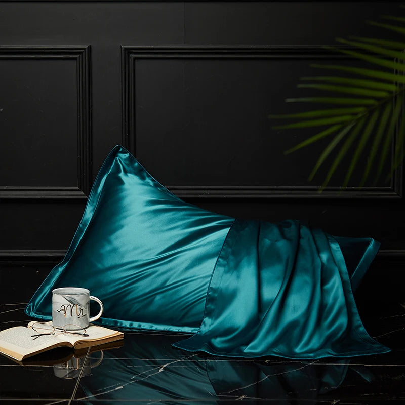 Taie d'Oreiller en Soie de Mûrier - Soin Beauté Cheveux & Peau