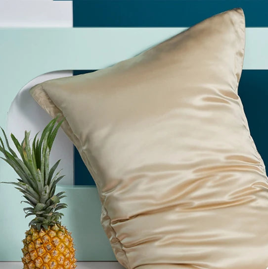 Taie d'Oreiller en Soie de Mûrier - Soin Beauté Cheveux & Peau