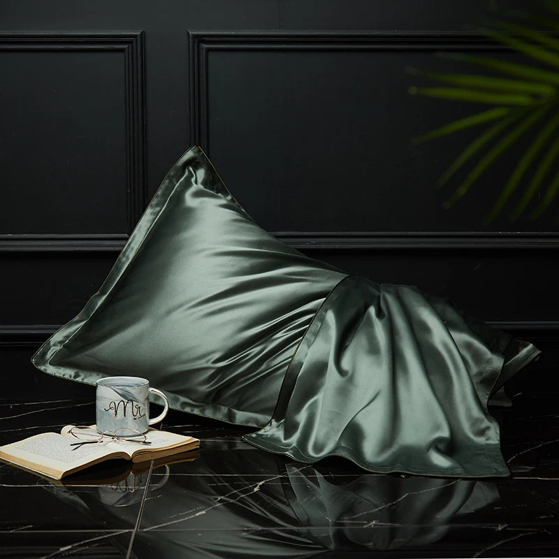 Taie d'Oreiller en Soie de Mûrier - Soin Beauté Cheveux & Peau