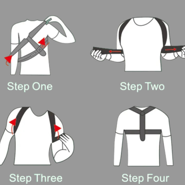 Correcteur de Posture Ergonomique – Maintien Dos & Épaules