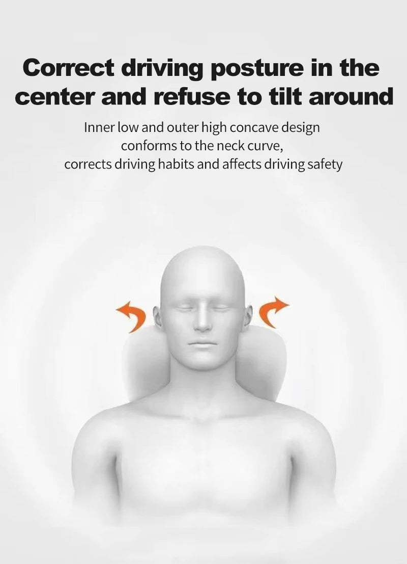 Kit Confort Voiture : Soutien Lombaire & Appui-tête Ergonomique