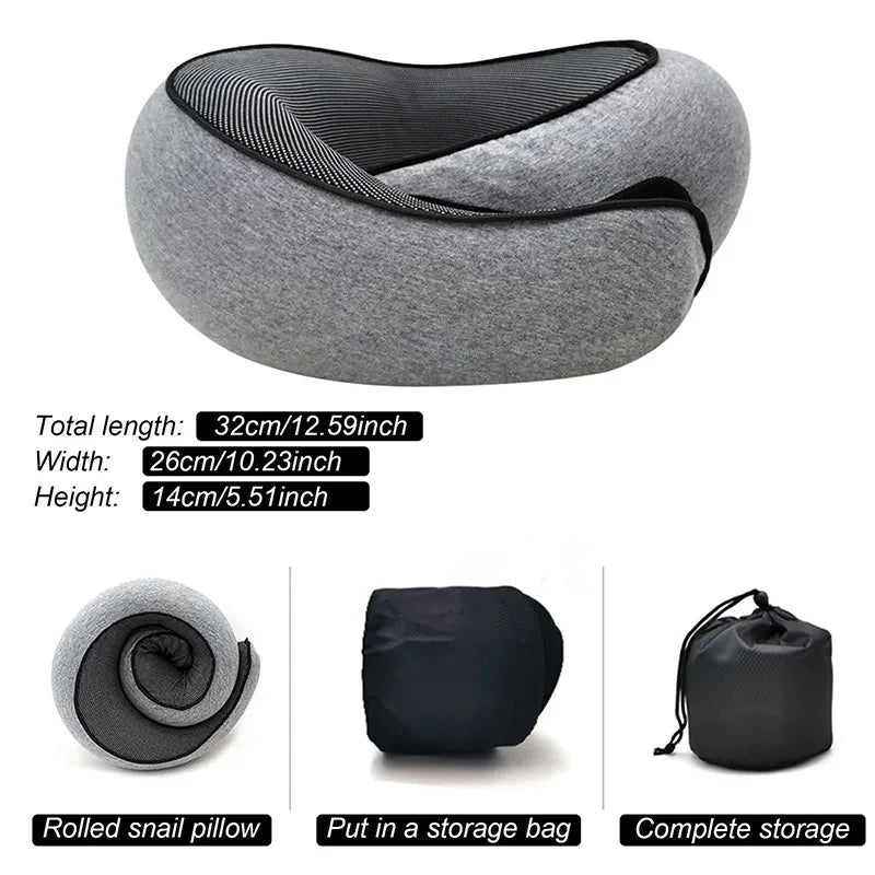 Oreiller de Voyage Ergonomique à Mémoire de Forme