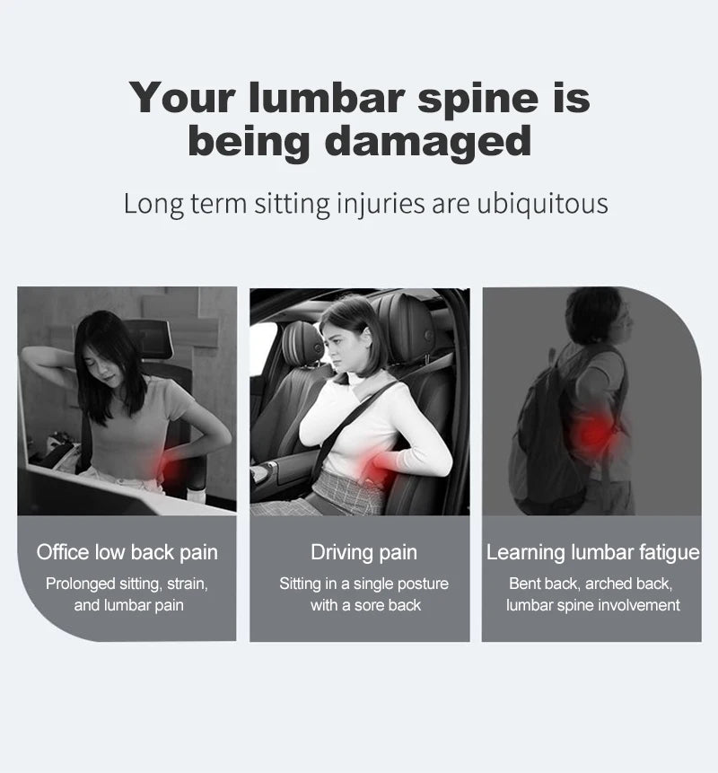 Kit Confort Voiture : Soutien Lombaire & Appui-tête Ergonomique